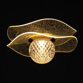 Подвесной светильник Citilux Signature CL247051, LED 5 Вт, бронзовый/прозрачный