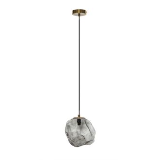 Подвесной светильник Citilux Rocka CL247081, E14, 40 Вт, бронзовый/серый