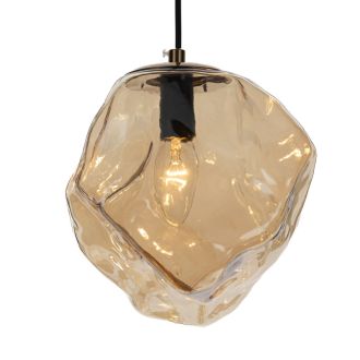 Подвесной светильник Citilux Rocka CL247082, E14, 40 Вт, бронзовый/янтарный