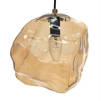Каскадная люстра Citilux Rocka CL247086, 5×E14 по 40 Вт, бронзовый/янтарный