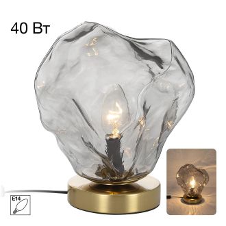 Настольная лампа Citilux Rocka CL247087, E14, 40 Вт, бронзовый/серый