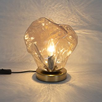 Настольная лампа Citilux Rocka CL247088, E14, 40 Вт, бронзовый/янтарный