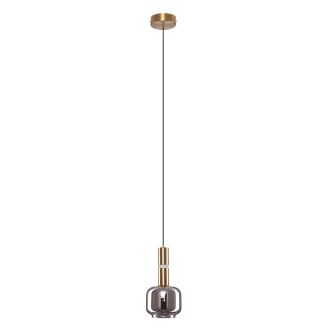 Подвесной светильник Citilux Lass CL249011, G9, 15 Вт, латунный/прозрачный