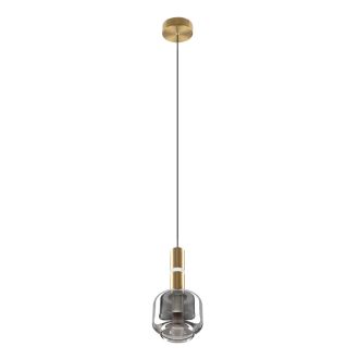 Подвесной светильник Citilux Lass CL249011, G9, 15 Вт, латунный/прозрачный