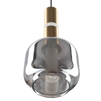Подвесной светильник Citilux Lass CL249011, G9, 15 Вт, латунный/прозрачный