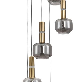 Каскадная люстра Citilux Lass CL249031, 9×G9 по 15 Вт, черный/прозрачный
