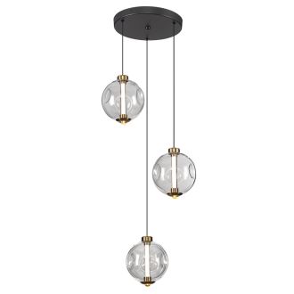 Подвесной светильник Citilux Noona CL251030, LED 13 Вт, черный/прозрачный