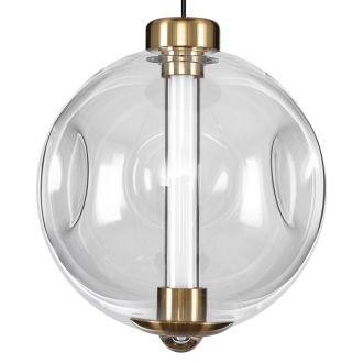 Подвесной светильник Citilux Noona CL251030, LED 13 Вт, черный/прозрачный