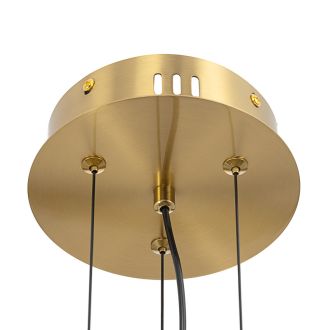Подвесная люстра Citilux Noona CL251190, LED 43 Вт, бронзовый/прозрачный