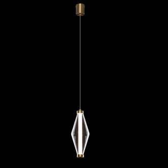 Подвесной светильник Citilux Tanna CL253010, LED 5 Вт, латунный/прозрачный