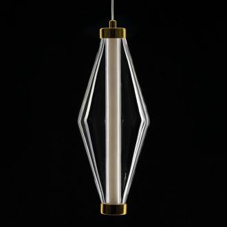 Подвесной светильник Citilux Tanna CL253010, LED 5 Вт, латунный/прозрачный