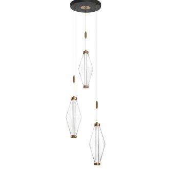 Подвесной светильник Citilux Tanna CL253020, LED 15 Вт, черный/прозрачный