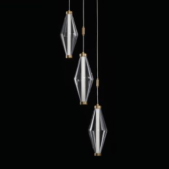 Подвесной светильник Citilux Tanna CL253020, LED 15 Вт, черный/прозрачный
