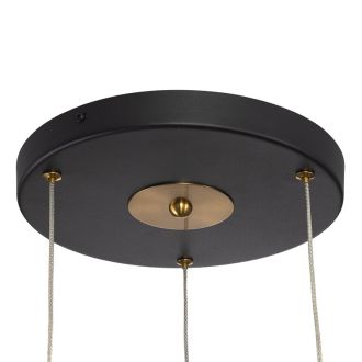 Подвесной светильник Citilux Tanna CL253020, LED 15 Вт, черный/прозрачный