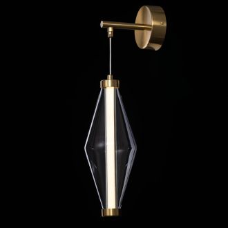 Бра Citilux Tanna CL253310, LED 5 Вт, латунный/прозрачный, модерн стиль