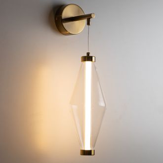 Бра Citilux Tanna CL253310, LED 5 Вт, латунный/прозрачный, модерн стиль