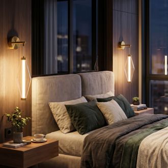 Бра Citilux Tanna CL253310, LED 5 Вт, латунный/прозрачный, модерн стиль