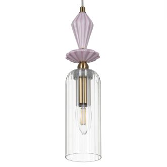 Подвесной светильник Citilux Fernet CL254010, E14, 60 Вт, латунный/прозрачный