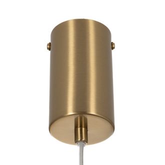 Подвесной светильник Citilux Fernet CL254010, E14, 60 Вт, латунный/прозрачный