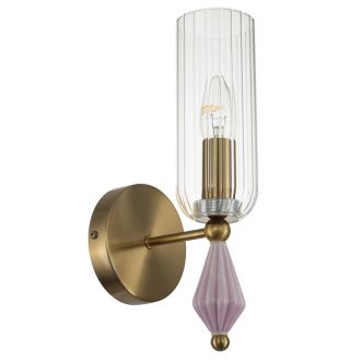 Бра Citilux Fernet CL254310, E14, 60 Вт, латунный/прозрачный