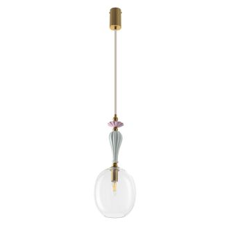 Подвесной светильник Citilux Fernet CL254410, E14, 60 Вт, латунный/прозрачный