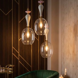 Подвесной светильник Citilux Fernet CL254410, E14, 60 Вт, латунный/прозрачный