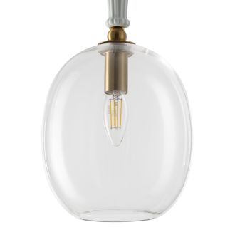 Подвесной светильник Citilux Fernet CL254410, E14, 60 Вт, латунный/прозрачный