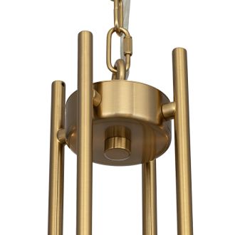 Подвесная люстра Citilux Carson CL255183, 8×E14 по 60 Вт, латунный/прозрачный