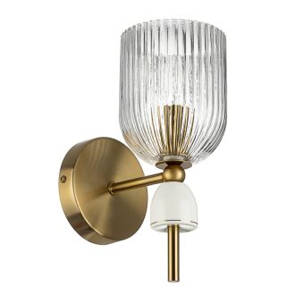 Бра Citilux Carson CL255313, E14, 60 Вт, латунный/прозрачный