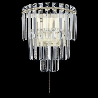 Бра Citilux Фонда CL303323, 2×E14 по 60 Вт, бронзовый/прозрачный