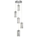 Каскадная люстра Citilux Jane CL306051, 5×E14 по 60 Вт, хром/прозрачный Каскадная люстра Citilux Jane CL306051, 5×E14 по 60 Вт, хром/прозрачный