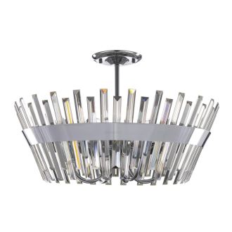 Люстра на штанге Citilux Вестерос CL307180, 60×E14 по 60 Вт, хром/прозрачный