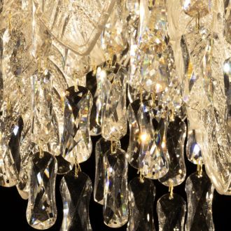 Каскадная люстра Citilux Darby CL309252, 10×E14 по 40 Вт, золотой