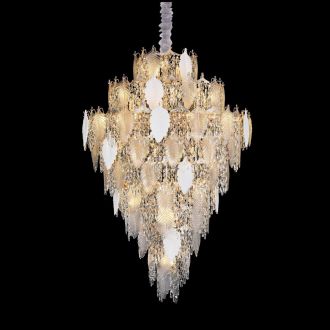 Каскадная люстра Citilux Darby CL309292, 63×E14 по 40 Вт, золотой