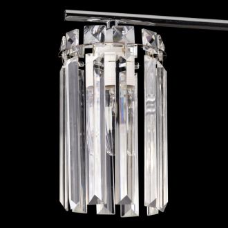 Накладная люстра Citilux Axis CL313281, 8×E14 по 60 Вт, хром/прозрачный