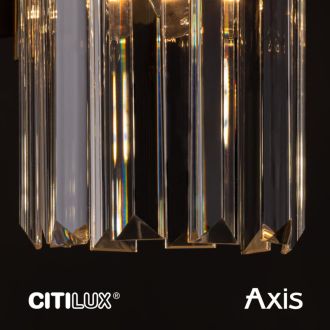 Бра Citilux Axis CL313411, E14, 60 Вт, хром/прозрачный, классический стиль