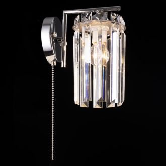 Бра Citilux Axis CL313411, E14, 60 Вт, хром/прозрачный, классический стиль