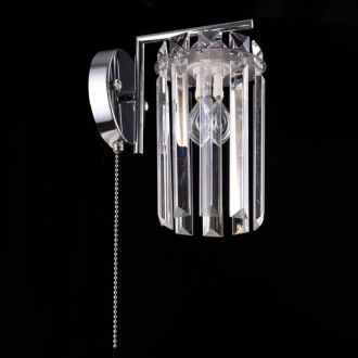 Бра Citilux Axis CL313411, E14, 60 Вт, хром/прозрачный, классический стиль
