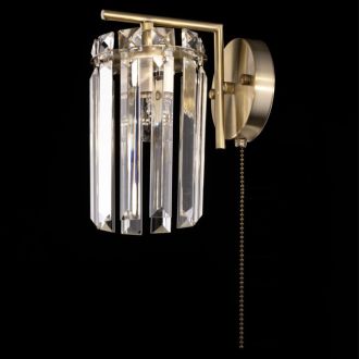 Бра Citilux Axis CL313413, E14, 60 Вт, бронзовый/прозрачный, классический стиль