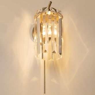 Бра Citilux Axis CL313413, E14, 60 Вт, бронзовый/прозрачный, классический стиль