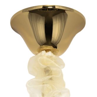 Подвесная люстра Citilux Talla CL318262, 6×E14 по 60 Вт, золотой/прозрачный