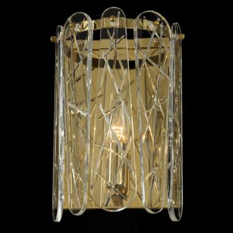 Бра Citilux Talla CL318412, E14, 60 Вт, золотой/прозрачный, арт-деко стиль
