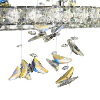 Накладная люстра Citilux Etera CL322050, LED 36 Вт, хром/прозрачный