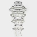 Каскадная люстра Citilux Etera CL322090, LED 180 Вт, хром/прозрачный