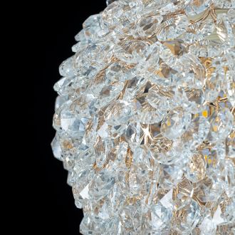 Подвесной светильник Citilux Cloudy CL323012, E27, 40 Вт, золотой/прозрачный
