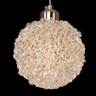 Подвесной светильник Citilux Cloudy CL323012, E27, 40 Вт, золотой/прозрачный