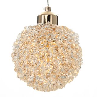 Подвесной светильник Citilux Cloudy CL323012, E27, 40 Вт, золотой/прозрачный