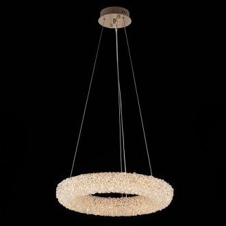 Подвесная люстра Citilux Cloudy CL323152, LED 45 Вт, золотой/прозрачный