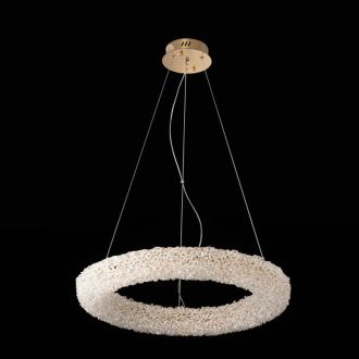 Подвесной светильник Citilux Cloudy CL323162, LED 55 Вт, золотой