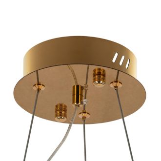 Подвесной светильник Citilux Cloudy CL323162, LED 55 Вт, золотой